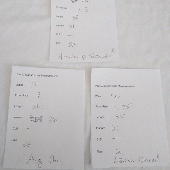 Articles of Society, Aug One, Lauren Conrad Jeans Bundle, 24" Waist, 3 pairs - Picture 17 of 17